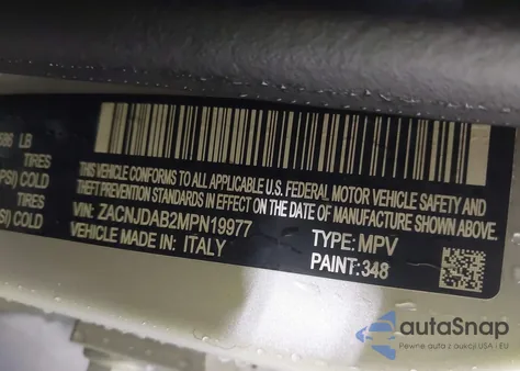 2021 Jeep Renegade Sport 4X4 z USA, uszkodzony, nr VIN ZACNJDAB2MPN19977